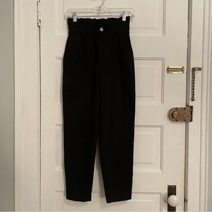 Zara Black High-Waisted Pants